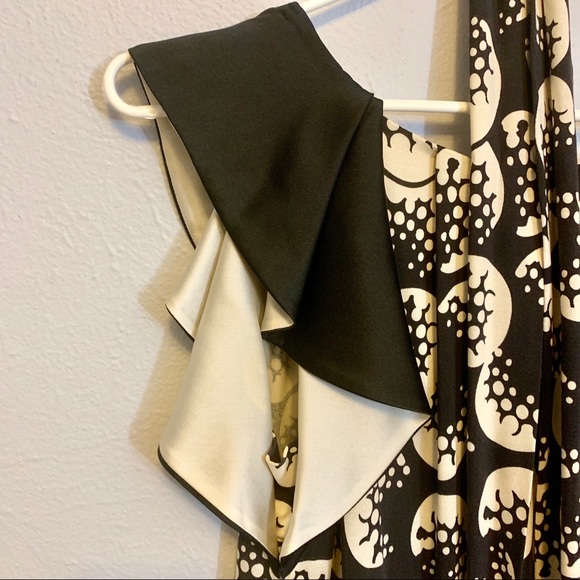 Diane Von Furstenberg Black & Ivory Dress - Picture 3 of 4